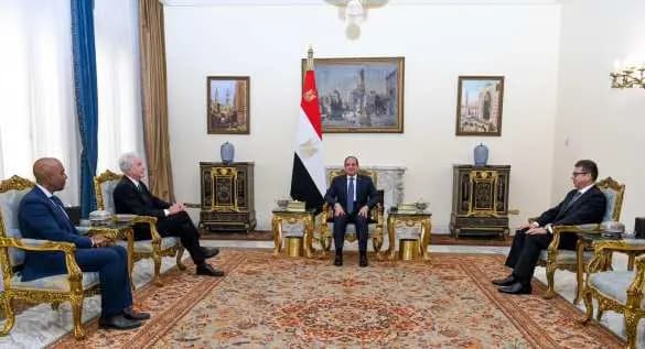 الأوضاع في لبنان وغزة بين السيسي ورئيس الاستخبارات الأمريكية