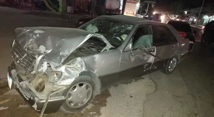 حادث سير في عنجر البقاعية