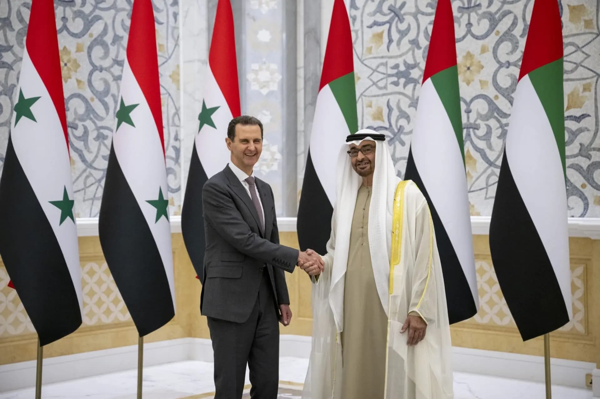 التطورات في سوريا بين الأسد والرئيس الإماراتي