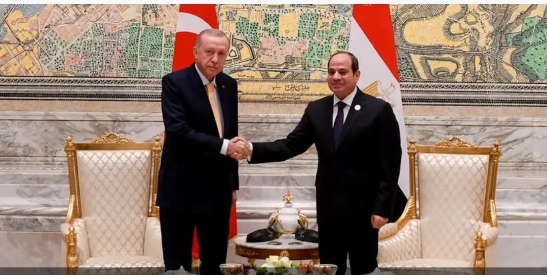 لقاء بين السيسي وأردوغان: لإقامة دولة فلسطينية