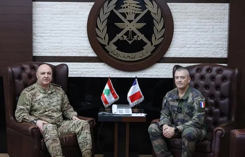 لقاء بين قائد الجيش ورئيس أركان الجيوش الفرنسية.. وهذا ما جرى بحثه