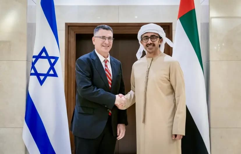 "وقف لإطلاق النار".. بن زايد يلتقي وزير خارجية اسرائيل