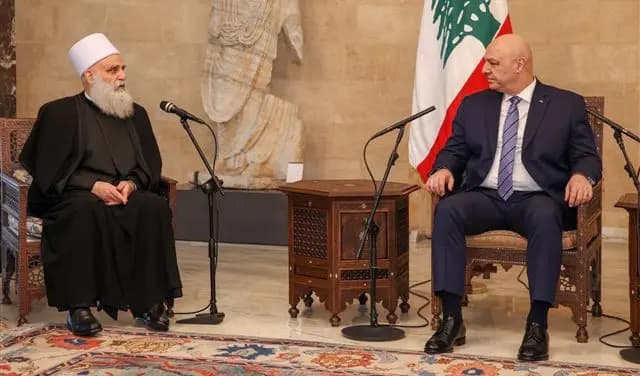 عون يستقبل أبي المنى: لبنان للجميع