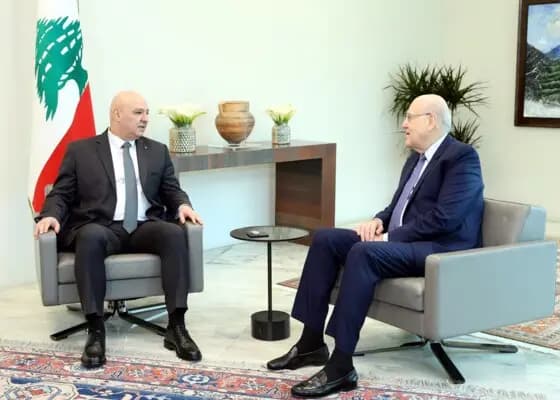 ميقاتي من بعبدا: ندعم الحكومة