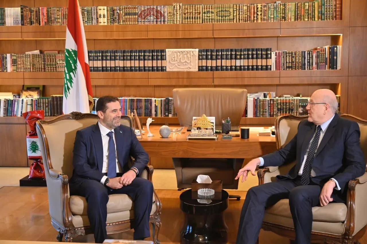 الأوضاع اللبنانية بين ميقاتي والحريري