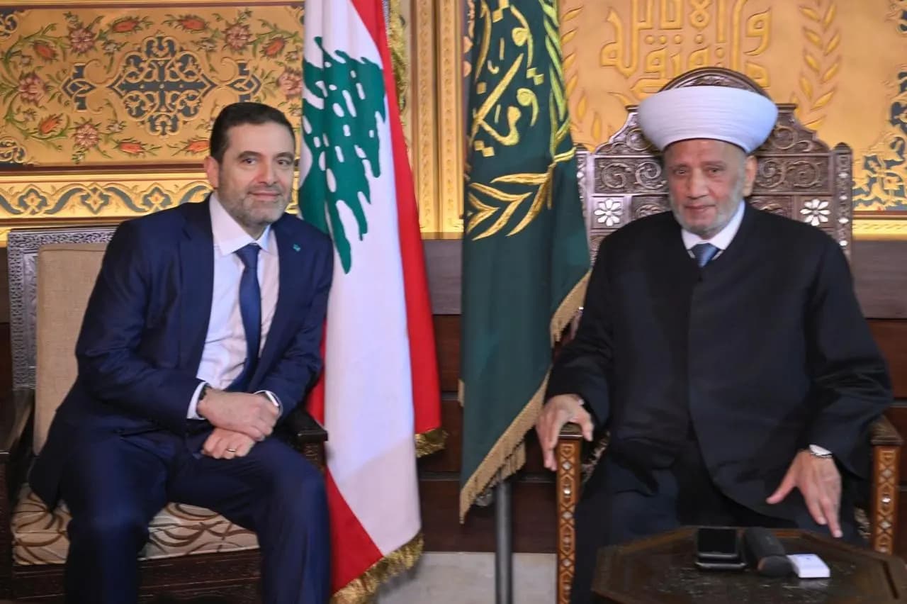 الحريري بعد لقائه دريان: لاقوني بالساحة الجمعة