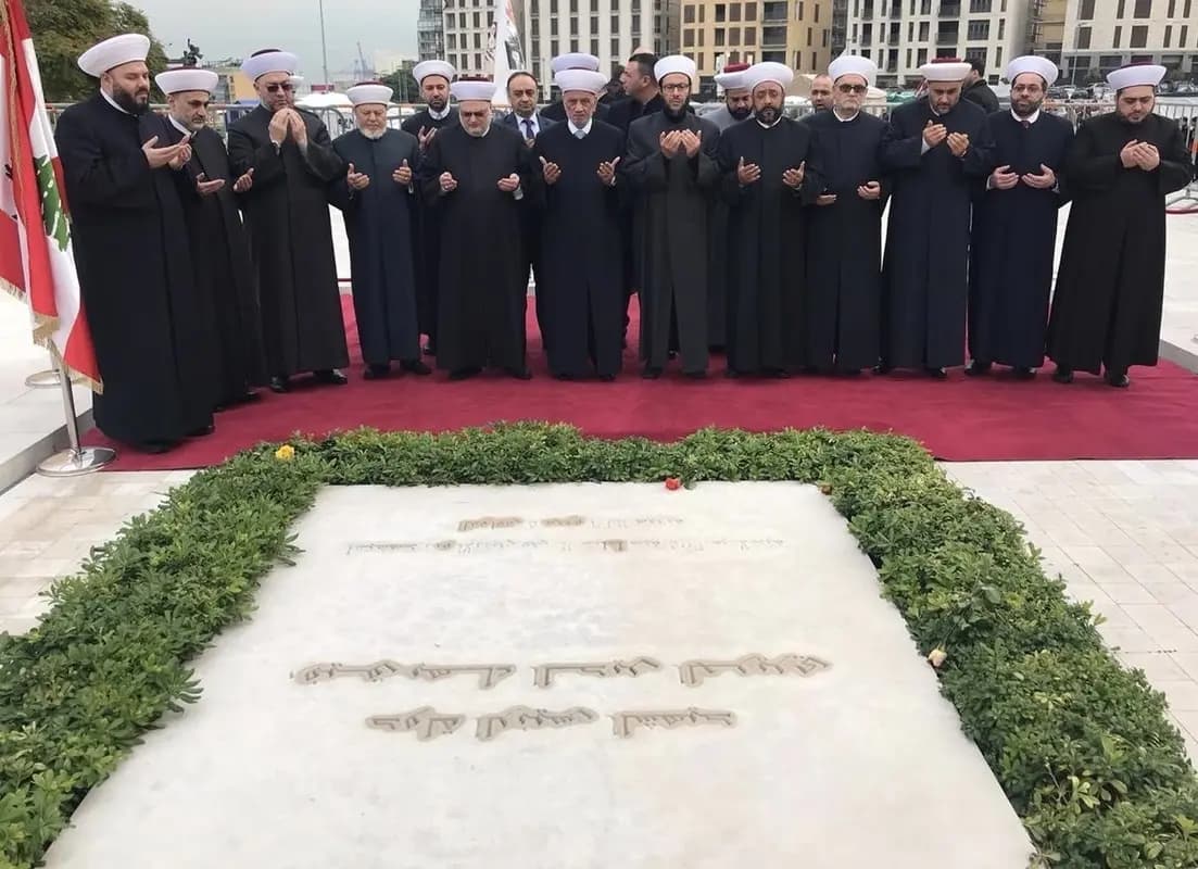 دريان يزور ضريح الحريري: خسارة كبيرة للبنان والعرب