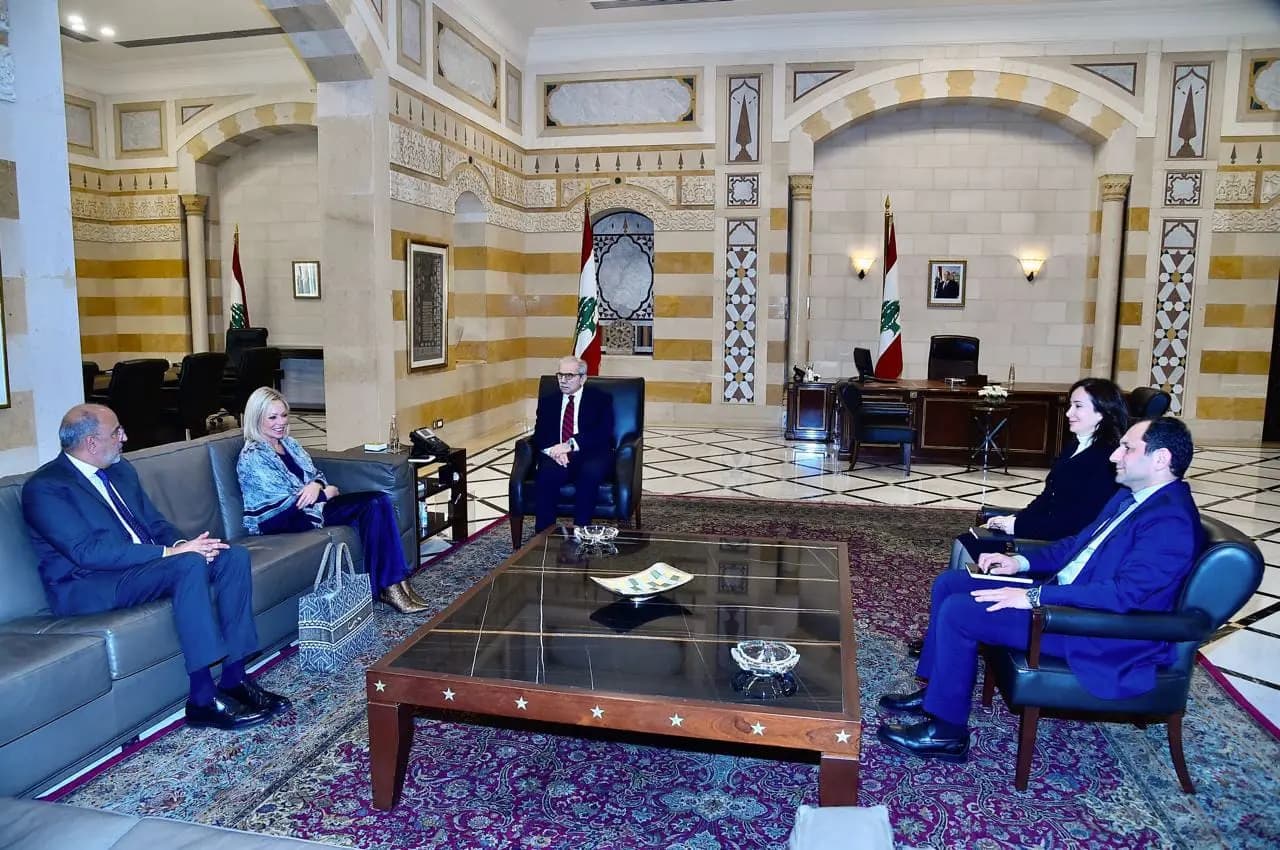سلام يستقبل بلاسخارت.. وهذا ما جرى بحثه