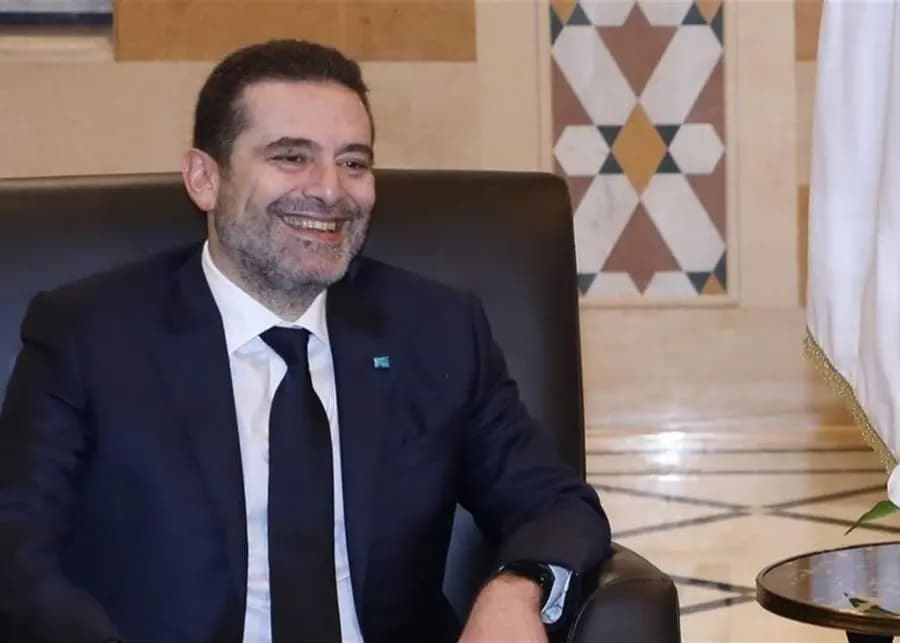 الحريري يستقبل المطران مطر