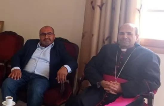 الحشيمي يعزي المطران جوزف معوض