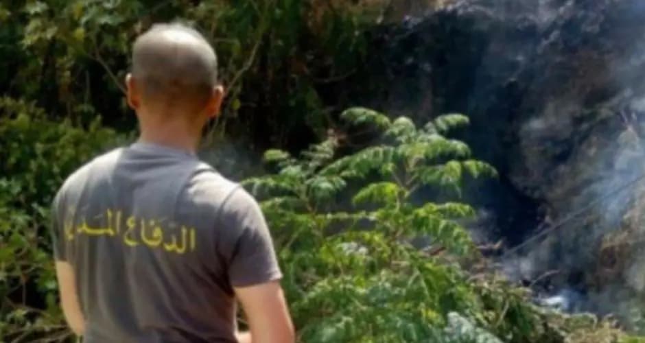 حريق في بلدة الشيخ محمد... والدفاع المدني يتحرك