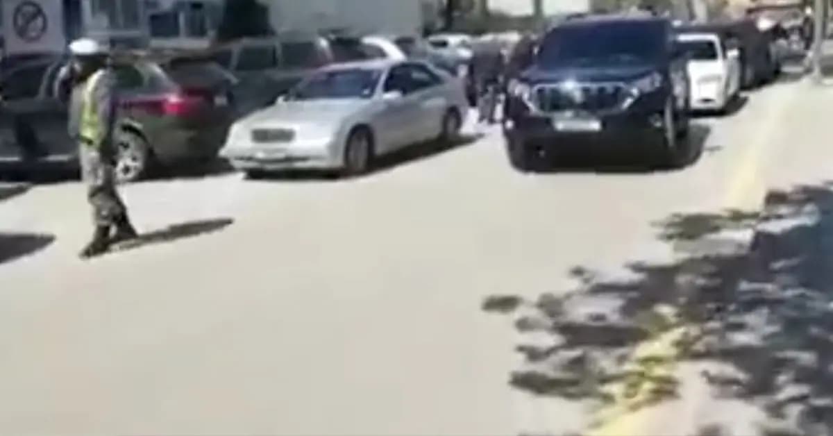 قطع الطريق امام قصر العدل