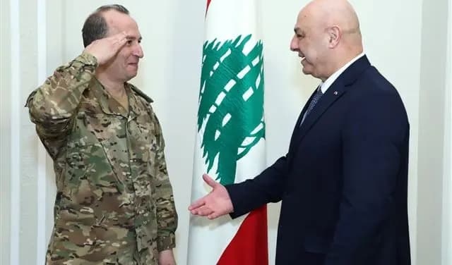 بالصور.. عون يلتقي القادة الأمنيين الجدد