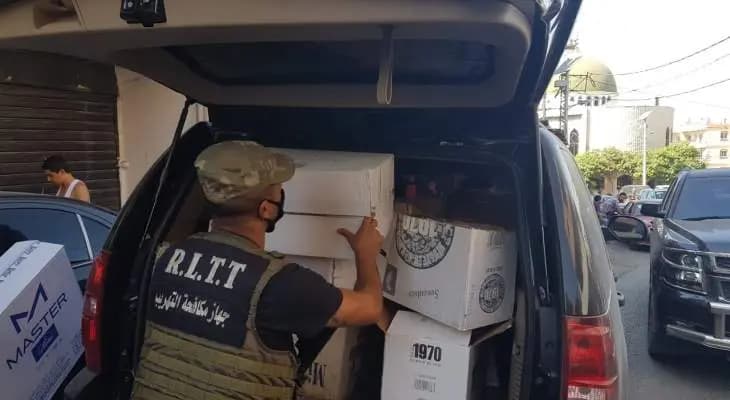 الريجي ضبطت منتجات مهرّبة في الجنوب والنبطية