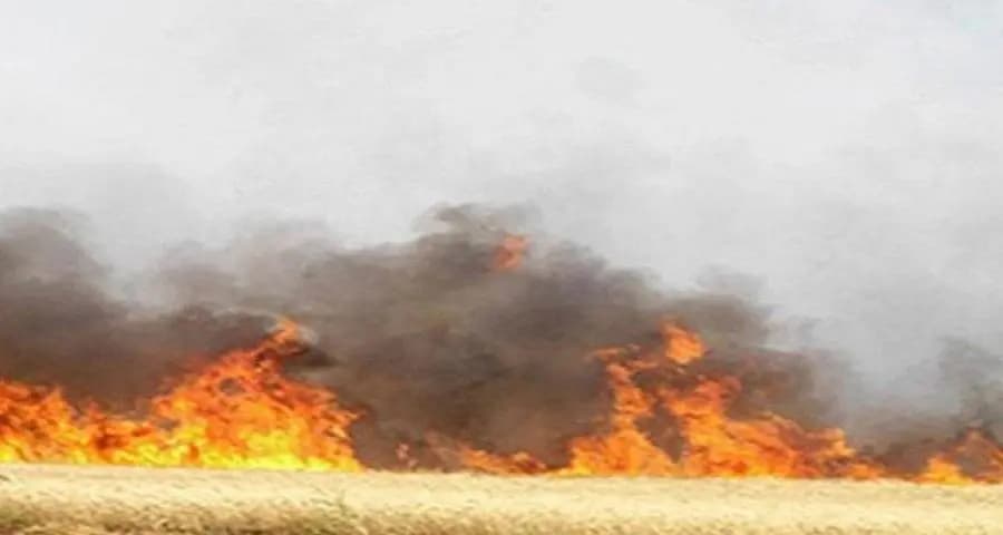 إخماد حريق في مكب نفايات فنيدق