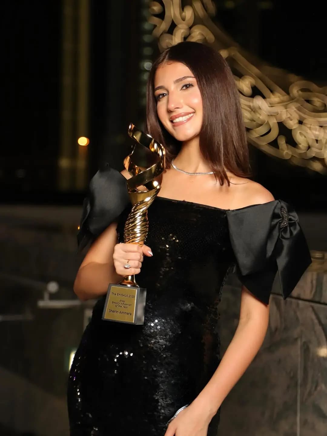 "شيرين بيوتي" تفوز بأول جائزة لها
