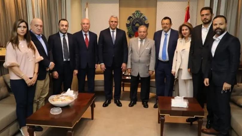 اللواء شقير يلتقي نقابة الصحافة