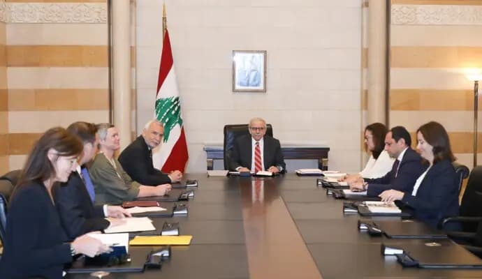 سلام يستقبل "سانينو".. وهذا ما دار في اللقاء