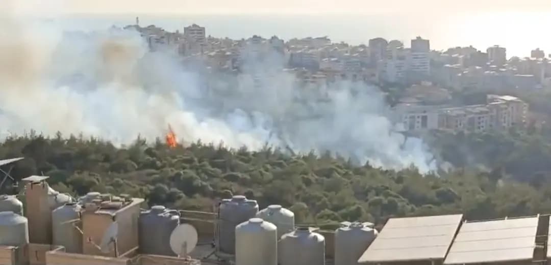 حريق كبير في بشامون.. والأهالي يناشدون