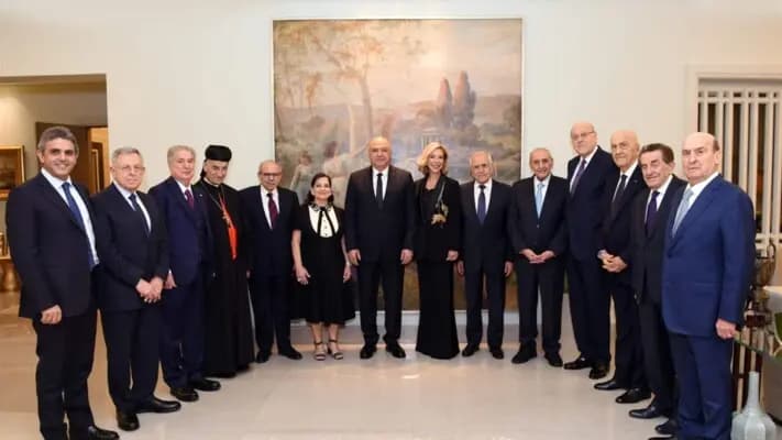 على شرف عون.. عشاء يجمع الرؤساء في اليرزة