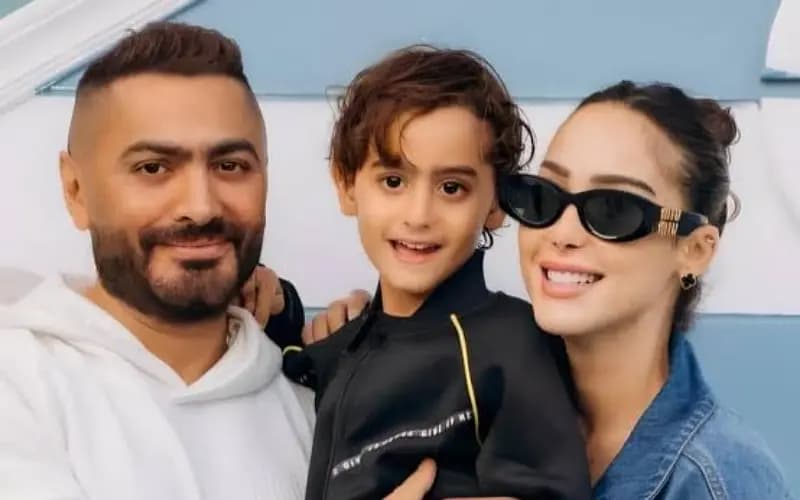 أزمة صحية تُدخل نجل تامر حسني العناية المركزة