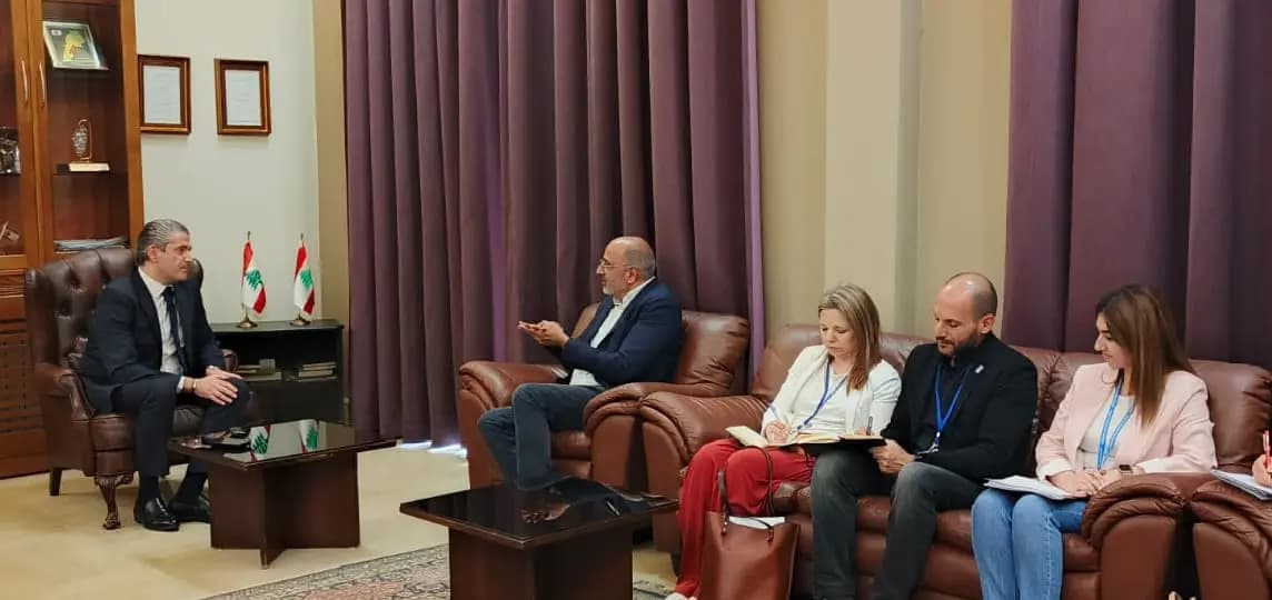 أبو جودة يبحث مع الأمم المتحدة عودة النازحين