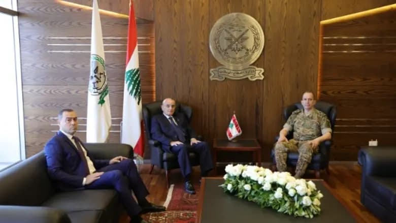 لقاءات أمنية في اليرزة: منسى يستعرض تحديات المرحلة ودعم الجيش
