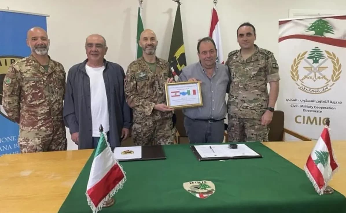 هبة طبية إيطالية بالتنسيق مع الجيش