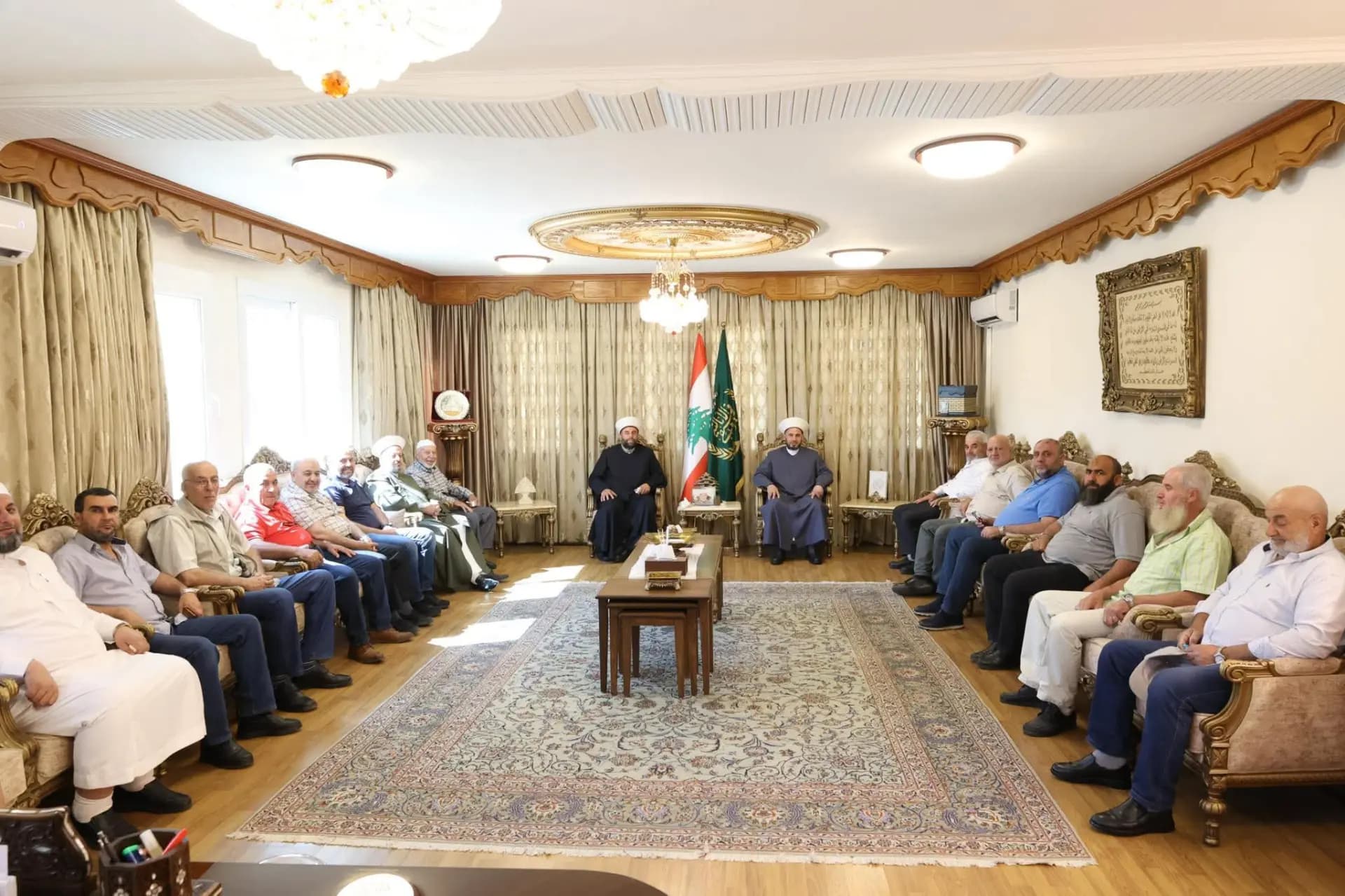 مفتي زحلة يستقبل وفدًا لتهنئته بالحج والعمرة