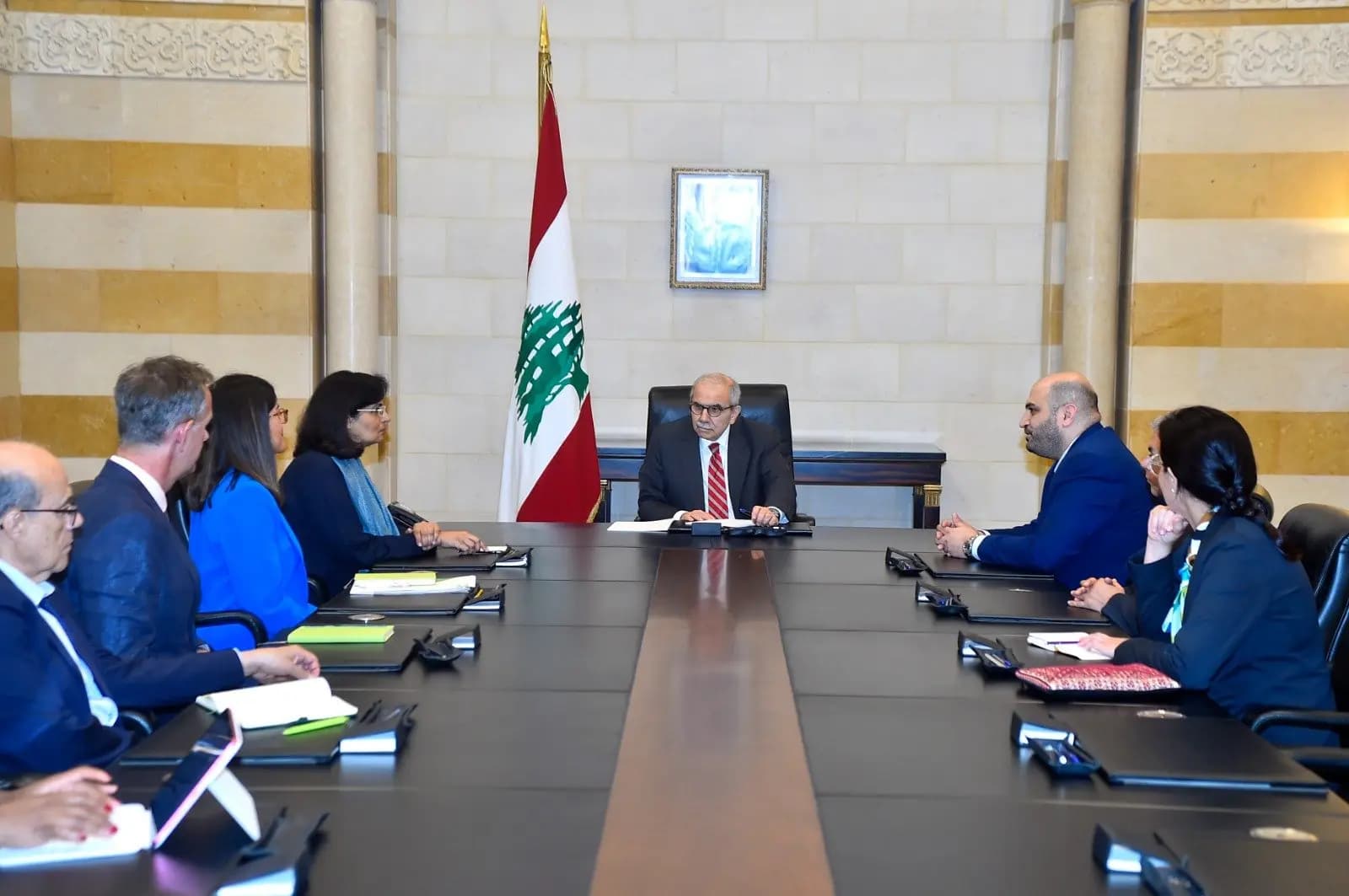 سلام يستقبل وفد "Gavi" والمنسقة الأممية في لبنان