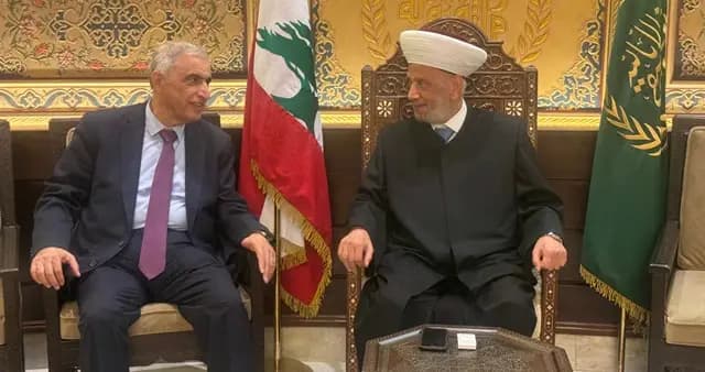 "لقاء لخير الجميع".. هاشم من دار الفتوى: خلاص لبنان هو في وحدة الموقف الداخلي