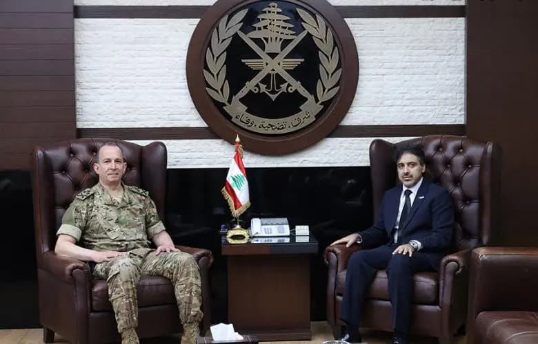 قائد الجيش يشيد بالدعم القطري: التزام ثابت بأمن لبنان واستقراره