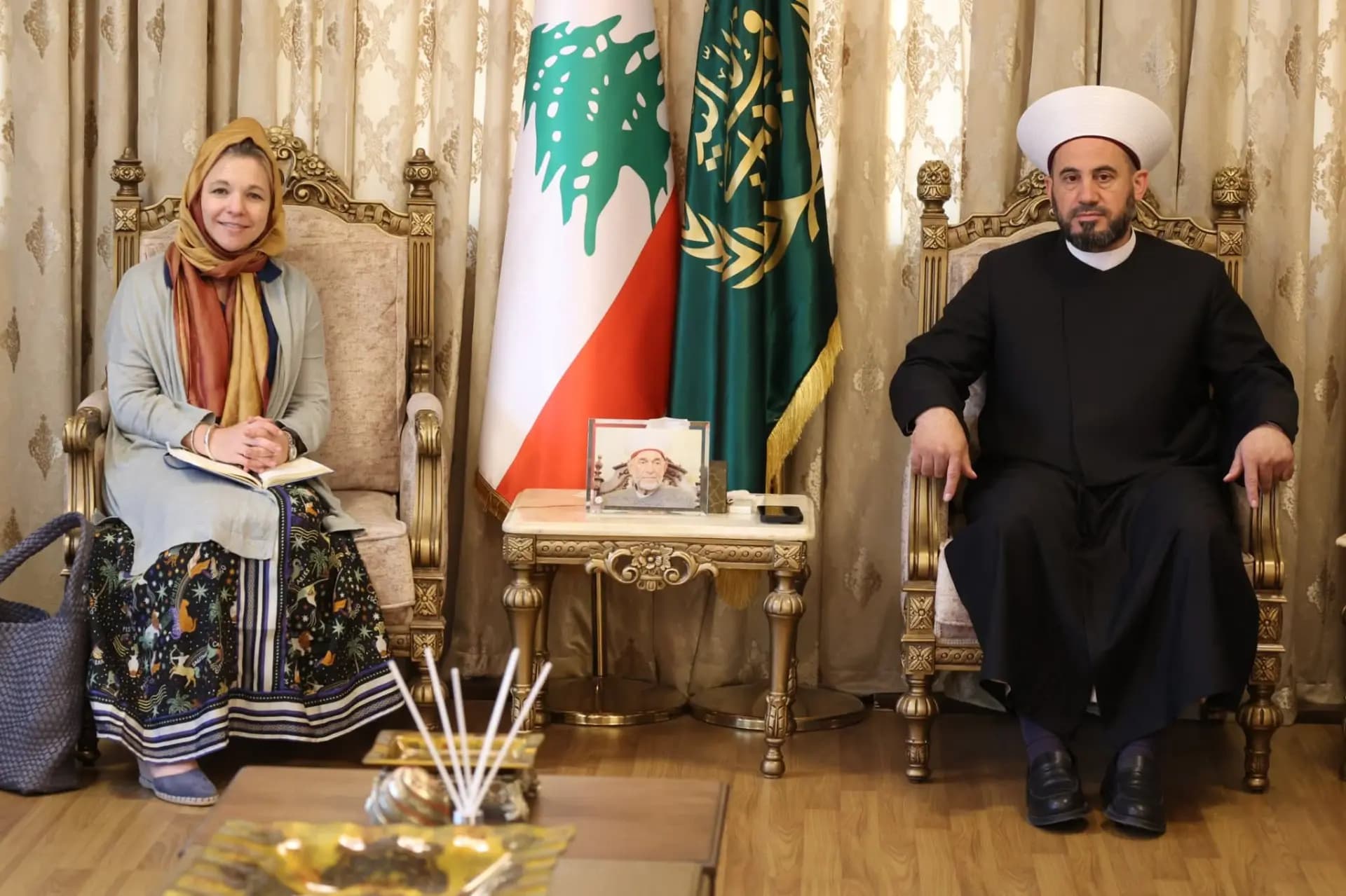 مفتي البقاع يبحث مع ممثلي الأمم المتحدة أزمة الليطاني وأوضاع اللاجئين والسجون