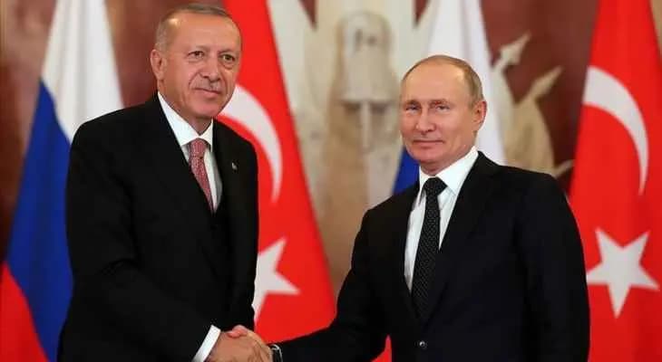 أردوغان وبوتين أكدا عزمهما المضي قدماً بمشروع بناء أول محطة للطاقة النووية في تركيا