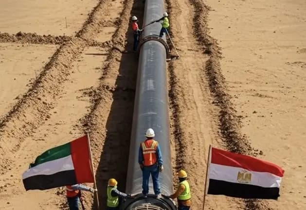 أنابيب مياه إماراتية من مصر إلى غزة