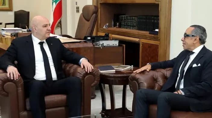 من بعبدا.. موسى يشيد بخطاب عون