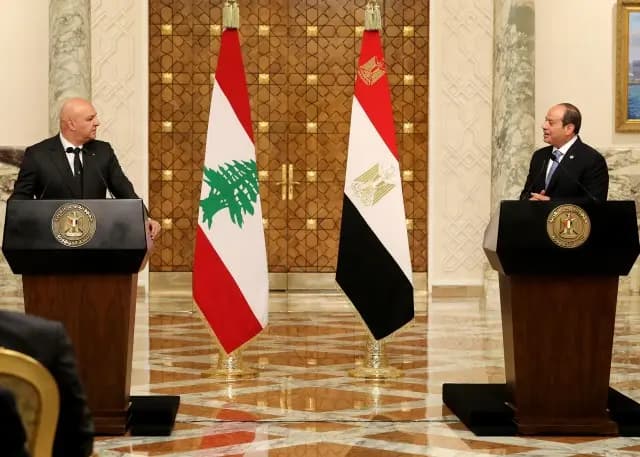 اتصال بين عون والسيسي: موقف مصر ثابت بدعم لبنان