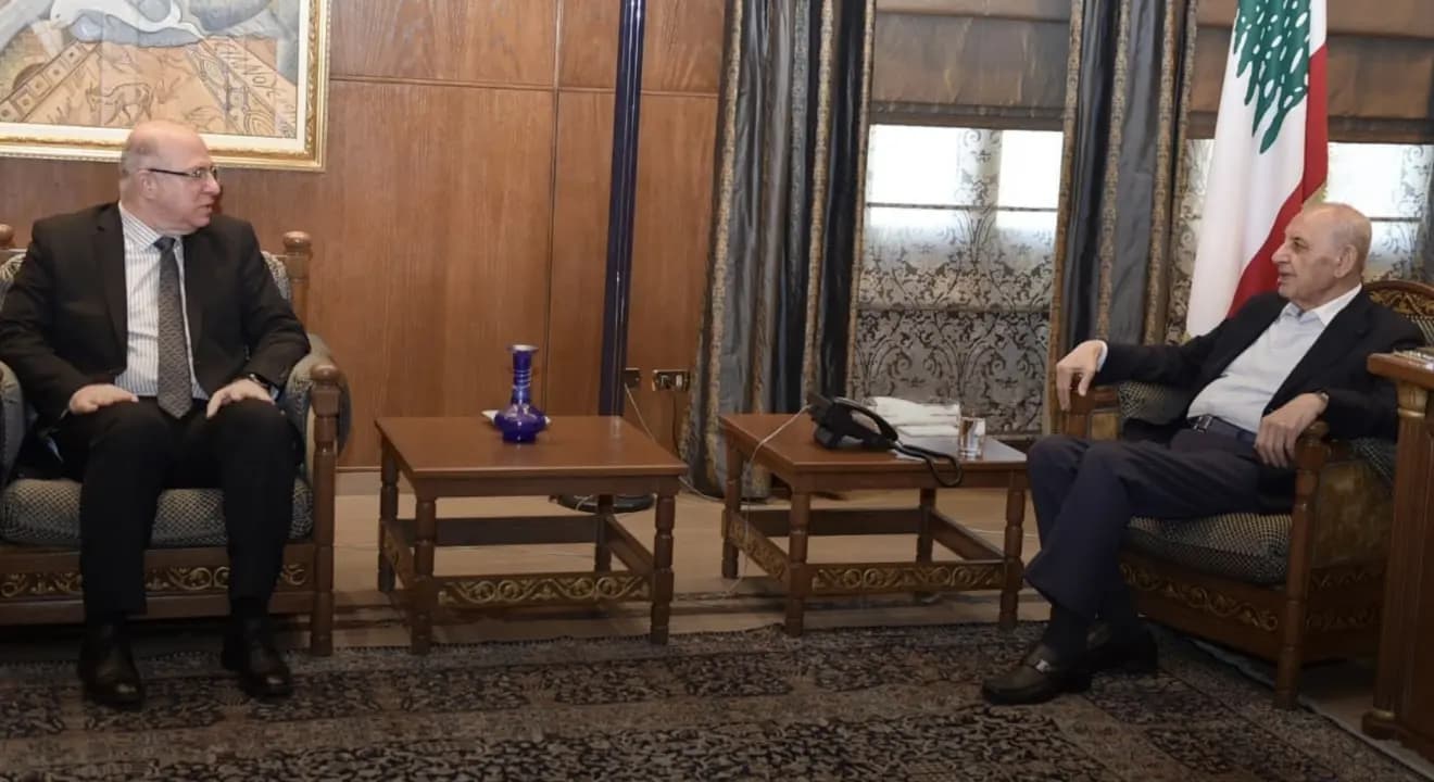 بري وحيدر يبحثان تعزيز التعاون مع العراق