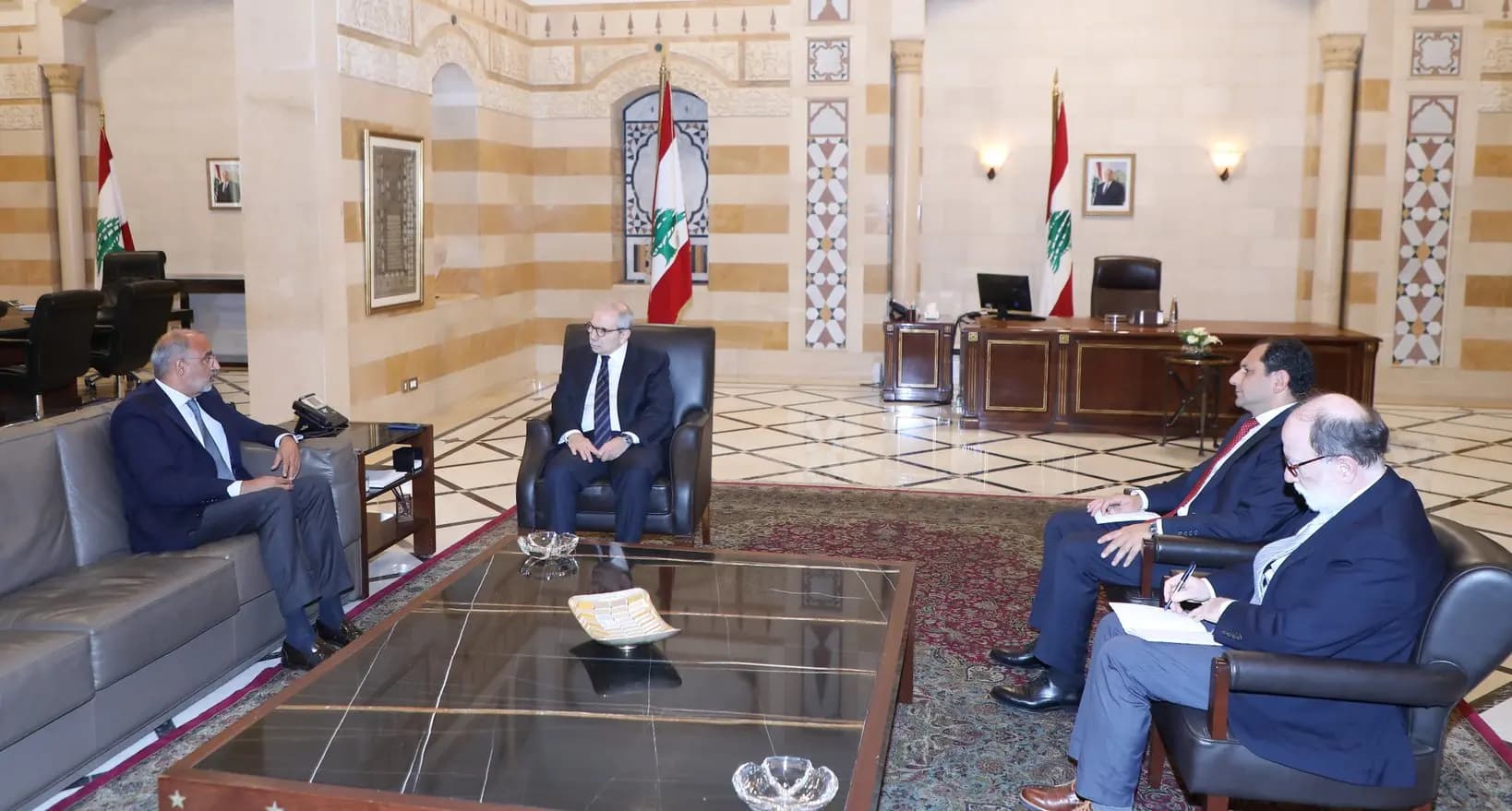 ريزا في السراي الحكومي.. هذا ما جرى بحثه