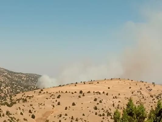 حريق في جرود الهرمل