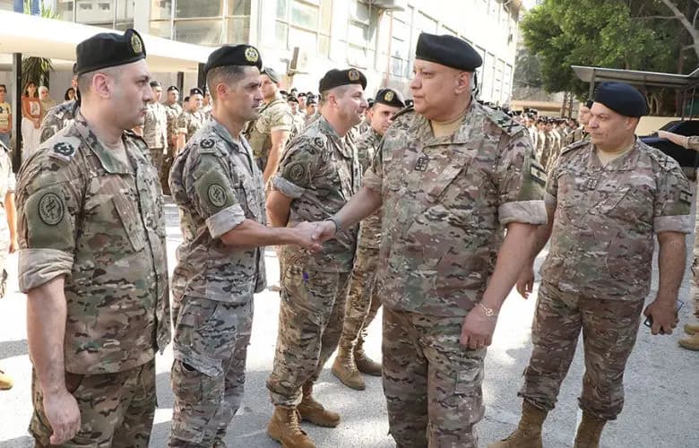 رئيس الأركان يتفقد مديريات القوامة والهندسة في كفرشيما