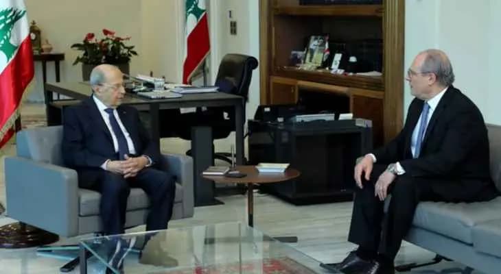 الرئيس عون يعرضُ مع الشامي الإتصالات مع صندوق النقد الدولي