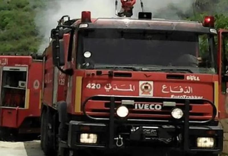 حريقٌ في الحديقة العامّة في صور