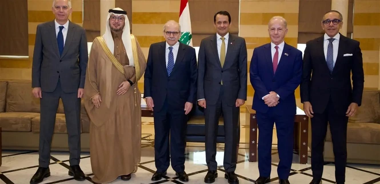 "الخماسية" من السراي: نقف إلى جانب الدولة اللبنانية
