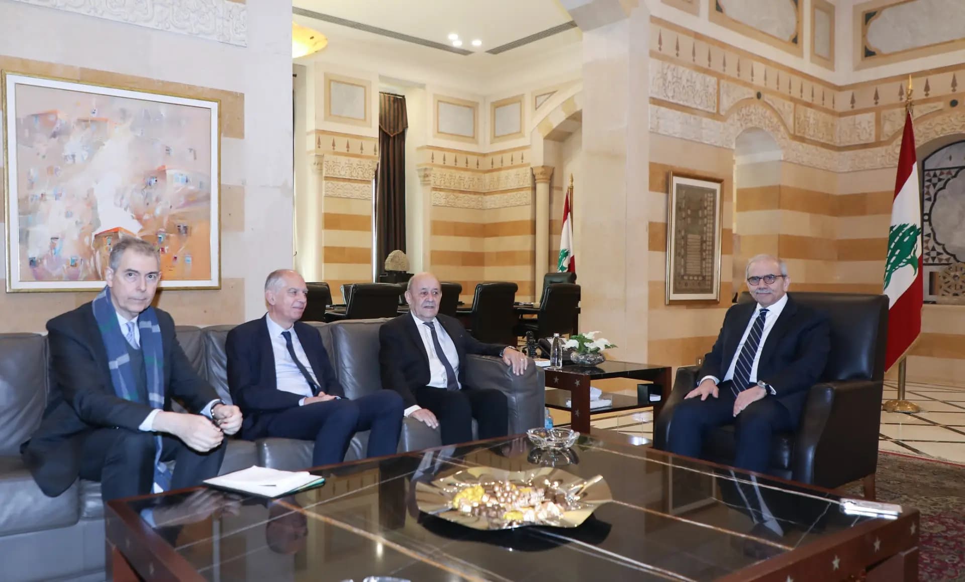 مؤتمر دعم الجيش بين سلام ولودريان