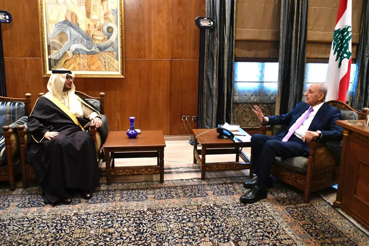 بري يستقبل هيكل وبخاري