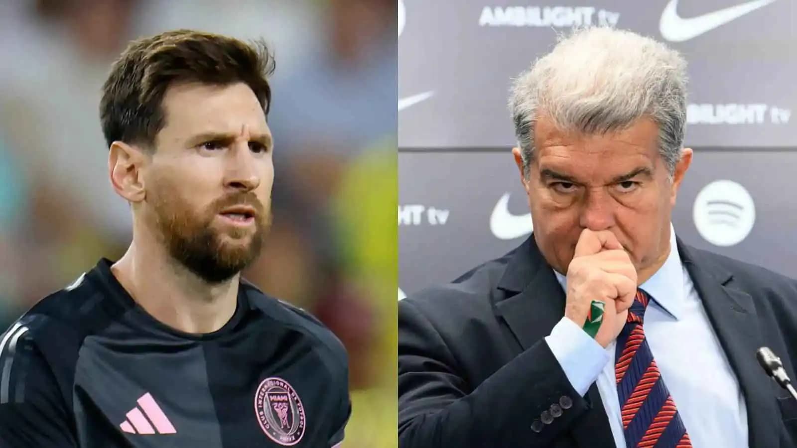 حول انتقال ميسي.. ماذا كشف لابورتا؟