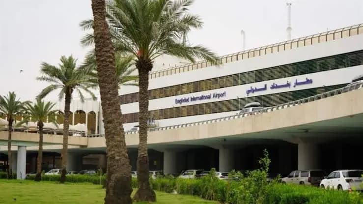 انفجارات في محيط مطار بغداد