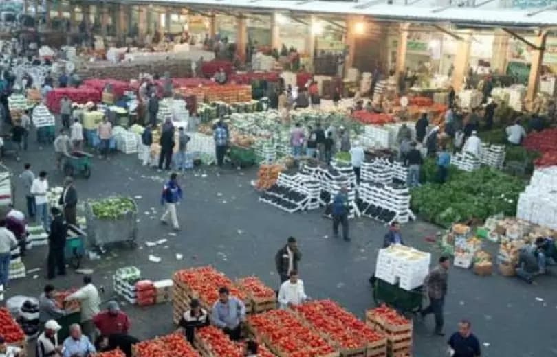 الزراعة تضبط سوق الخضار في قب الياس