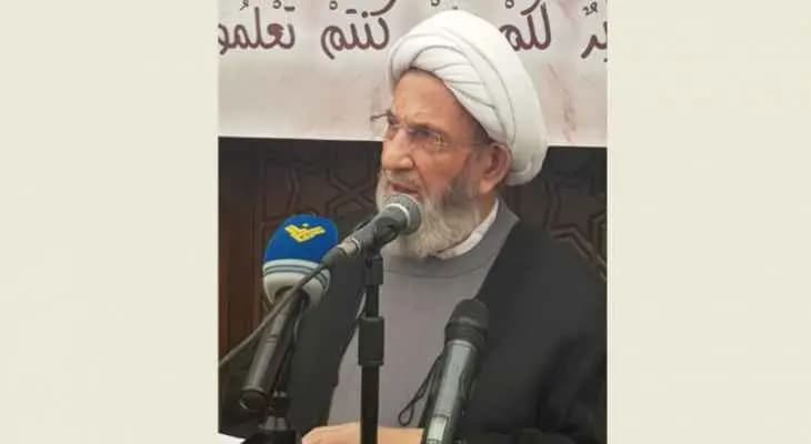 يزبك: لا نريد حرباً، ولكن إذا فُرِضَت فإننا أهلها"!
